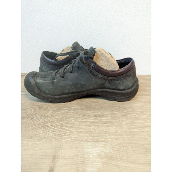 Keen Size 5 Black Barika Lace Up Oxfords Women's Shoes 1009355 - Picture 7 of 9